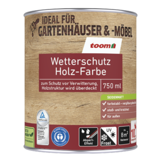 toom Wetterschutz-Holzfarbe moosgrün 750 ml