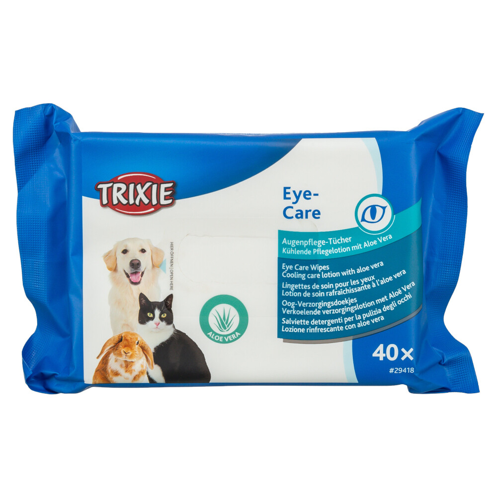 Trixie Augenpflege Tücher - 40 Stück