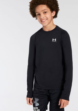Under Armour Trainingsshirt "UA HG ARMOUR LS" mit ergonomischen Flatlock-Nähten, leichtes Material mit Elasthan
