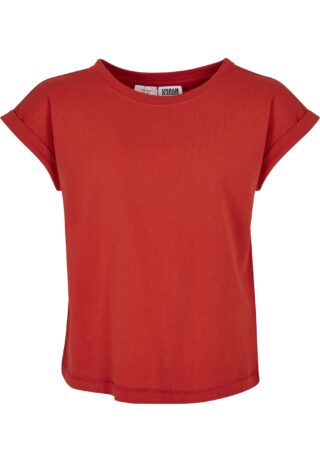 URBAN CLASSICS T-Shirt "Urban Classics Damen Girls Organic Extended Shoulder Tee" 1 Stk.
