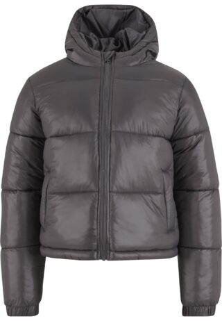 URBAN CLASSICS Winterjacke "Urban Classics Boys Shiny Puffer Jacket With Hood" 1 Stk. tlg. mit Kapuze