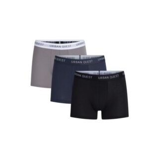 Urban Quest Bamboo Tights 3-Pack Gr. M Blau / Grau / Schwarz Herren