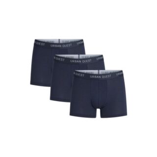Urban Quest Bambus Laufleggings 3er Pack, Gr. L – Atmungsaktive, bequeme und stylische blaue Running-Tights für optimale Performance