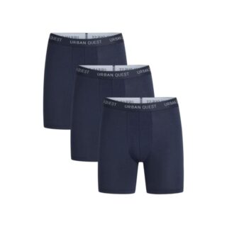 Urban Quest Bambus Long-Tights 3er Pack M Herren Blau – Bequeme Lauf- und Trainingsunterwäsche für optimale Performance