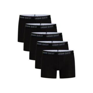 Urban Quest Herren Bamboo Tights 5er-Pack - Größe L - Schwarz