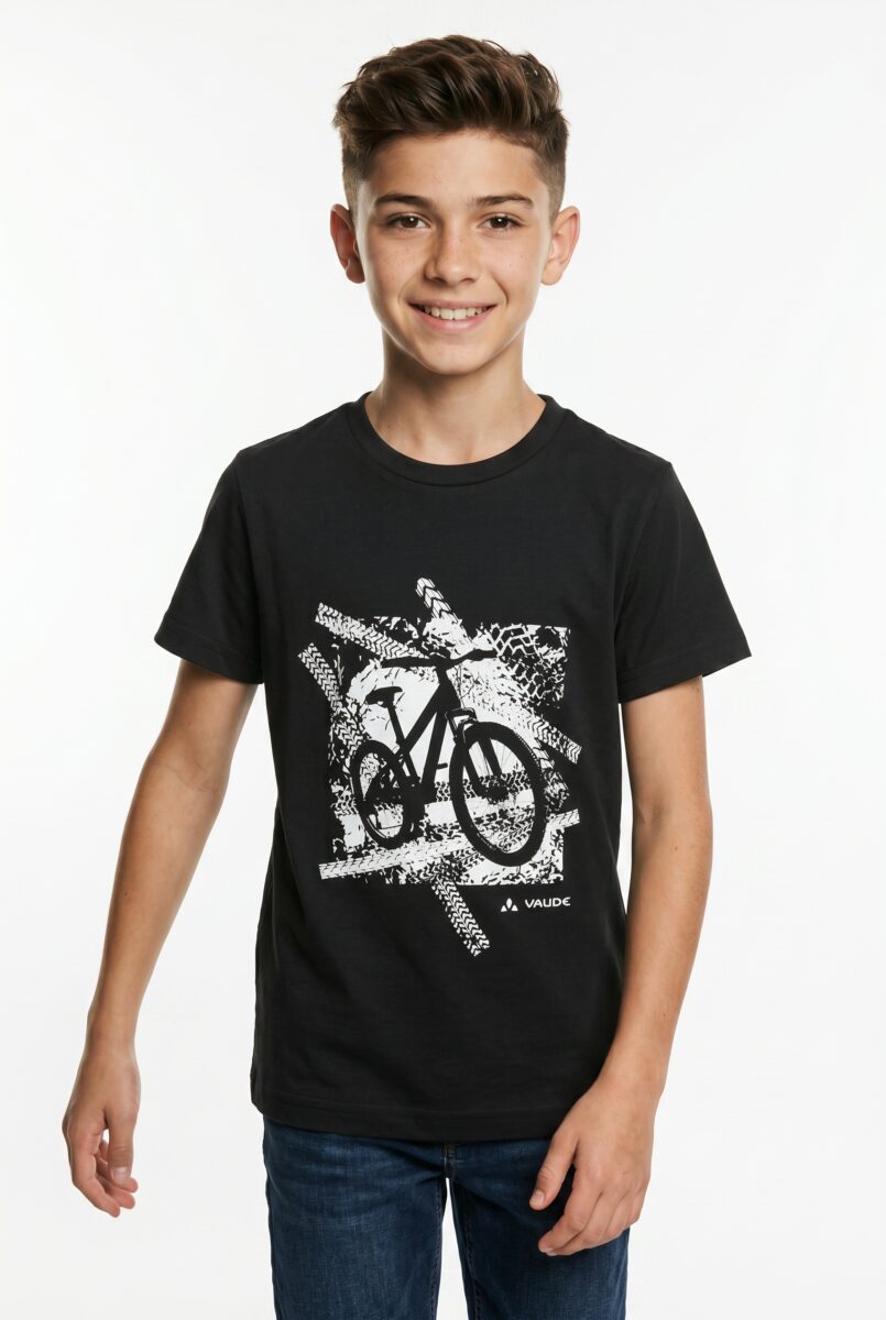 VAUDE Print-Shirt "Kids Lezza T-Shirt" für Kinder und Jugendliche, sportlicher Stil, Kurzarm-Design