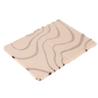 Vetbed® Isobed SL Katzendecke Wave, creme/braun - L 100 x B 75 cm