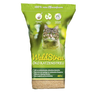 WaldStreu Öko-Katzenstreu - Sparpaket: 2 x 20 l (10 kg)