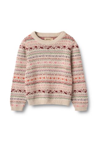 WHEAT Fleecepullover "WHEAT Jacquard Pullover Olga", 1