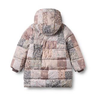 WHEAT Steppjacke "Puffer Coat Yrsa" mit Kapuze Kunstfaser, wasserdicht, atmungsaktiv, Reflektor, abnehmbare Kapuze