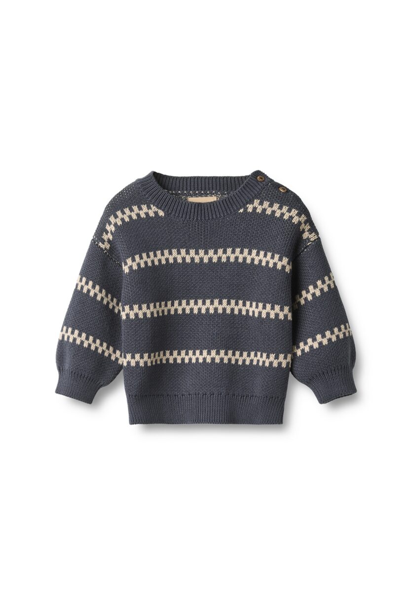 WHEAT Sweater "WHEAT Jacquard Pullover Harlow", 1