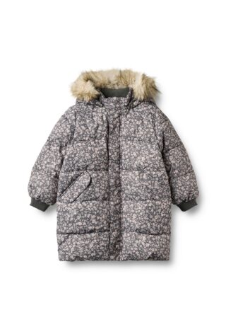 WHEAT Winterjacke "WHEAT Puffer Jacket Vinteren" 1 Stk. tlg. mit Kapuze
