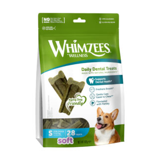Whimzees by Wellness Soft Snacks - Größe XS: für sehr kleine Hunde (2-7 kg, 56 Stück)