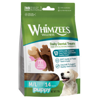 Whimzees by Wellness Sticks für Welpen - Größe XS/S: für sehr kleine & kleine Hunde (2 - 9 kg, 28 Stück)
