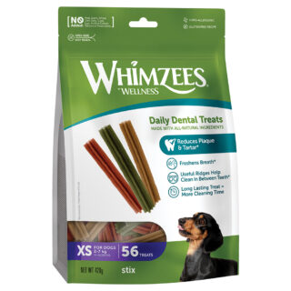 Whimzees by Wellness Stix für Hunde - Größe S: für kleine Hunde (7 - 12 kg, 28 Stück)