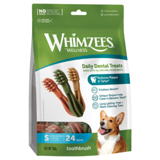 Whimzees by Wellness Toothbrush - Größe XS: für sehr kleine Hunde (2-7 kg, 48 Stück)