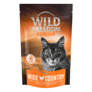 Wild Freedom Snack - Wild Bites (getreidefreie Rezeptur) - Blue River - Huhn & Lachs 3 x 80 g