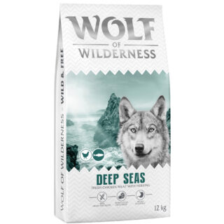 Wolf of Wilderness Adult "Deep Seas" Hering - getreidefrei - Sparpaket: 4 x 1 kg neue Rezeptur