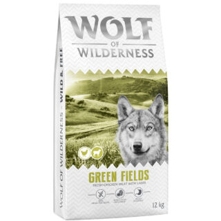 Wolf of Wilderness Adult "Green Fields" Lamm - getreidefrei - Sparpaket: 4 x 1kg neu