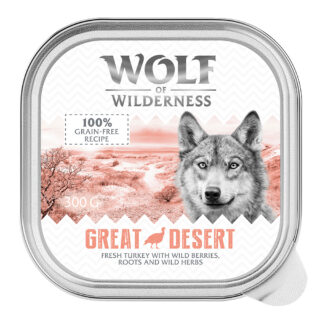 Wolf of Wilderness Adult - Single Meat 6 / 24 x 300 g Schale - 6 x 300 g: Green Fields - Lamm