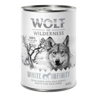 Wolf of Wilderness Adult - Single Meat 6 x 400 g - Strong Lands - Schwein