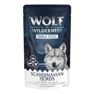 Wolf of Wilderness Adult - "Triple Taste" 12 x 125 g Mediterranean Coastlines - Lamm, Huhn, Forelle