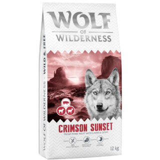 Wolf of Wilderness "Crimson Sunset" Lamm & Ziege - getreidefrei - 12 kg Neue Rezeptur
