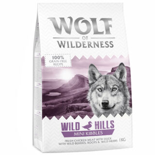 Wolf of Wilderness MINI "Wild Hills" - Ente - 1 kg
