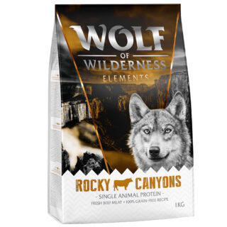 Wolf of Wilderness Monoprotein Rind "Rocky Canyons" - Sparpaket: 2 x 12 kg