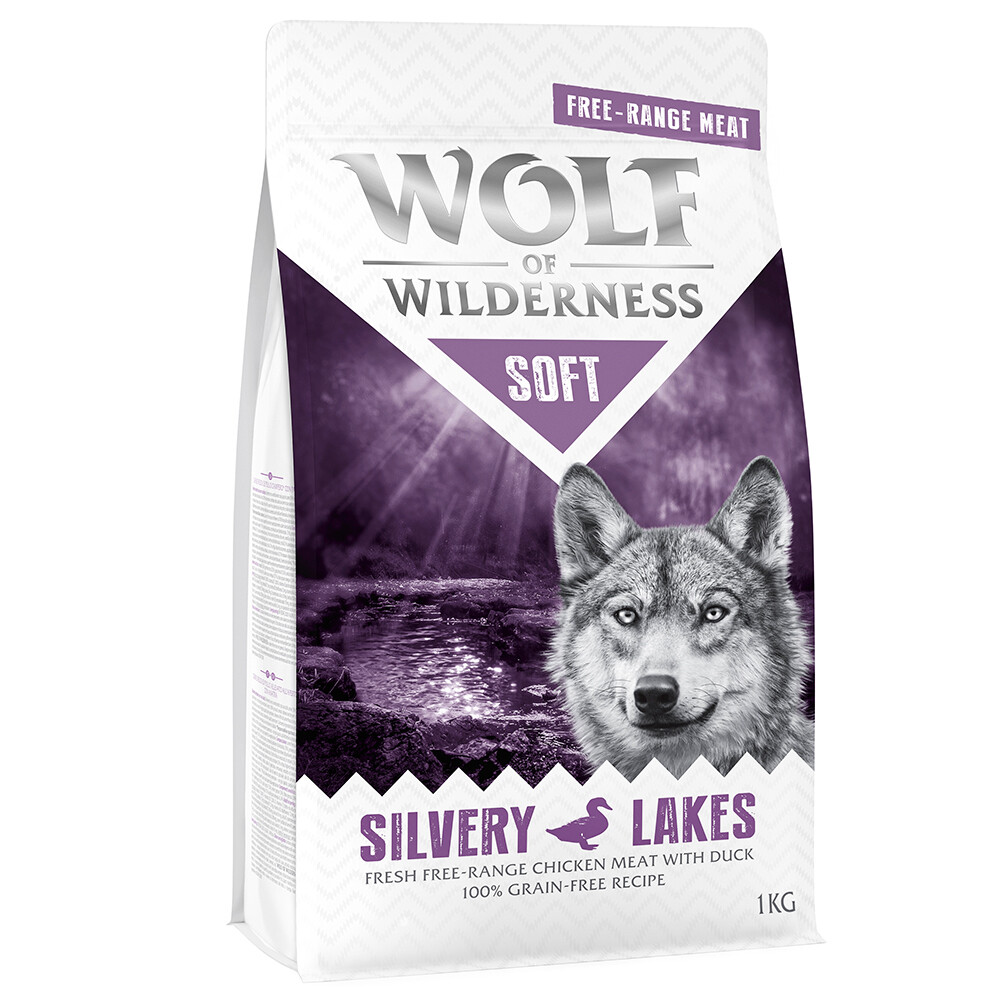 Wolf of Wilderness "Soft - Silvery Lakes" Freiland-Huhn & Ente - getreidefrei - 12 kg