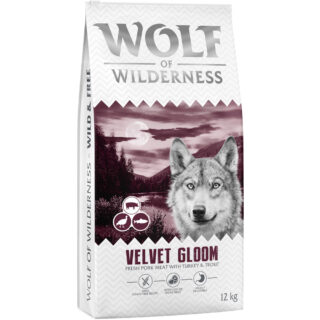 Wolf of Wilderness "Velvet Gloom" Truthahn & Forelle - getreidefrei - Sparpaket: 4 x 1 kg neue Rezeptur