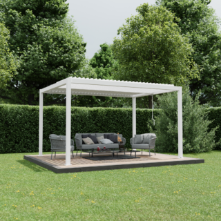 Ximax Pergola 'Shade' weiß 395 x 230 x 290 cm