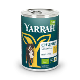 Yarrah Bio Dosen - Bio Huhn mit Bio Spirulina & Bio Meeresalgen 6 x 400 g