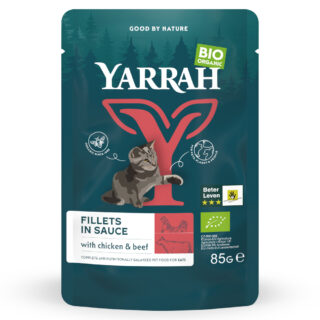 Yarrah Bio Filets in Soße 14 x 85 g - mit Bio-Huhn