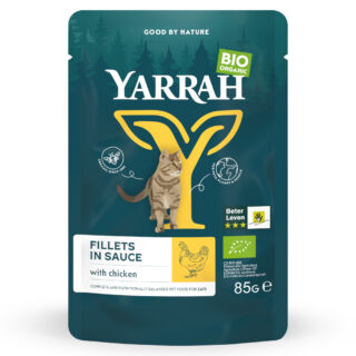 Yarrah Bio Filets in Soße 14 x 85 g - mit Bio-Rind