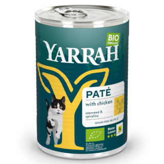 Yarrah Bio Pâté 6 x 400 g - Bio-Huhn & Fisch