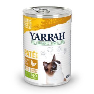 Yarrah Bio Pâté Mix 6 x 400 g - Mix Fisch + Bio Huhn