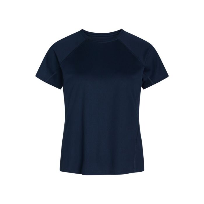 Zebdia Sports SS T-Shirt Damen Blau XXL – Perfekt für Laufen & Training, Komfort und Style
