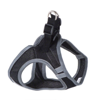zooplus Exclusive Hunde-Softgeschirr Feel Free, schwarz - Größe S: 40 - 44 cm Brustumfang
